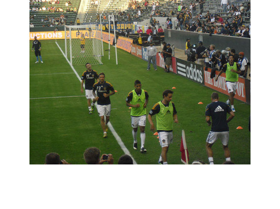 Los Angeles: David Beckham beim Training der L.A. Galaxys