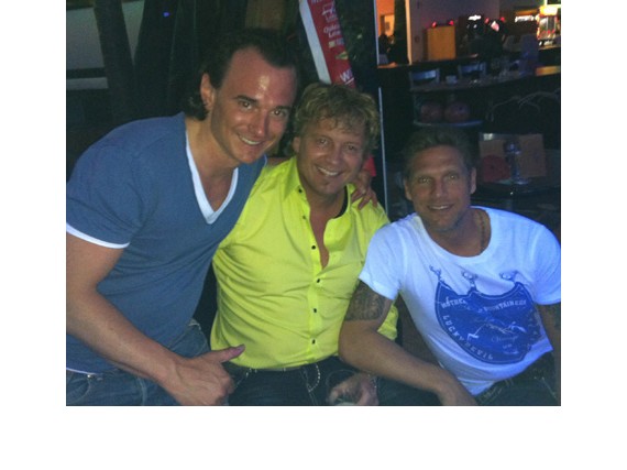 Titelverteidiger Martin Driller, Andreas Eckart und Florian Traumer (von rechts)