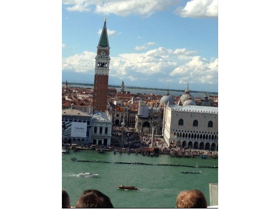 Abfahrt in Venedig