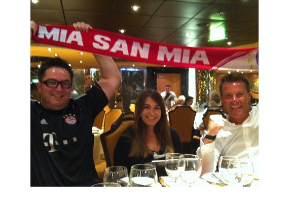 Galadinner vor dem Finale