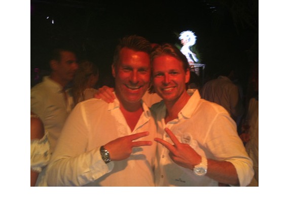 Clubchef Tierry mit BLE Geschäftsführer S. Schmidt