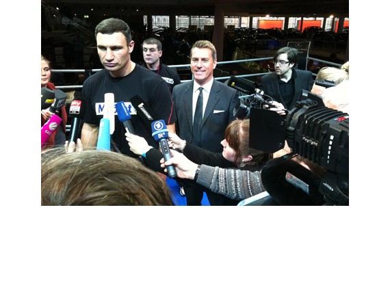 Interviews im Ring hautnah