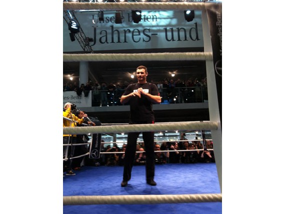 Vitali beim Showtraining