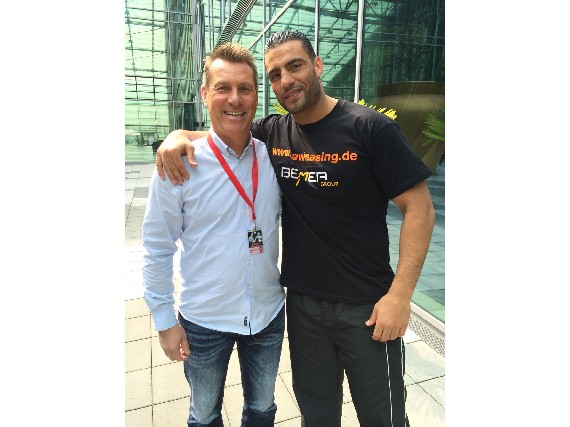 Stefan Schmidt und Champion Manuel Charr