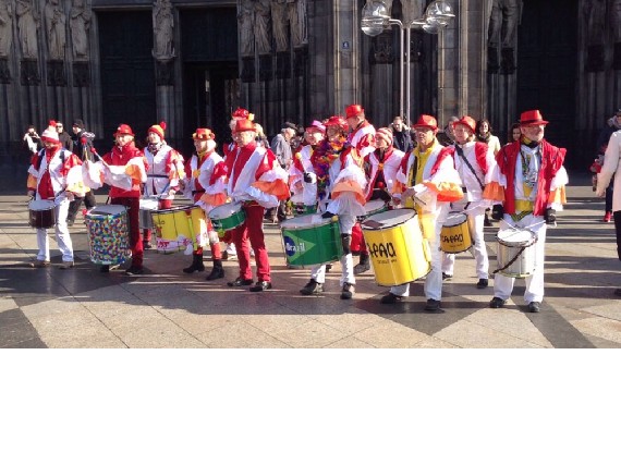 Auf der Domplatte Kölsche Jeck