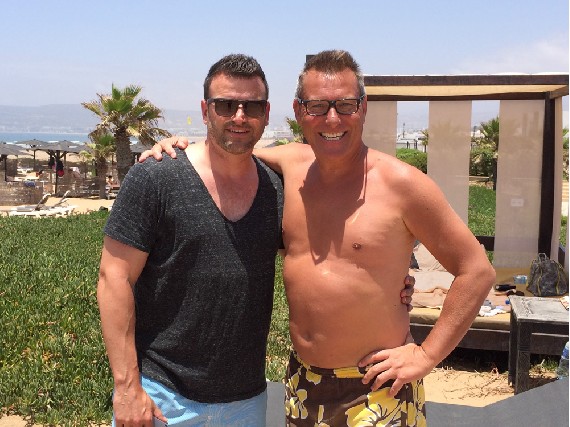 Marco Haber und Stefan Schmidt geniesen zusammen die Sonne von Agadir