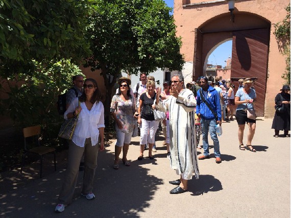 Besuch des Königspalastes von Mohamed dem 6. in Marrakesch