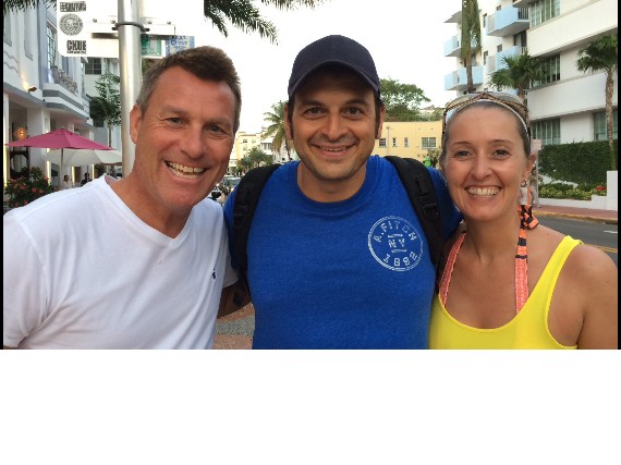 Treffen mit Kaya Yanar von 'Was guckst du?!' in Miami Beach