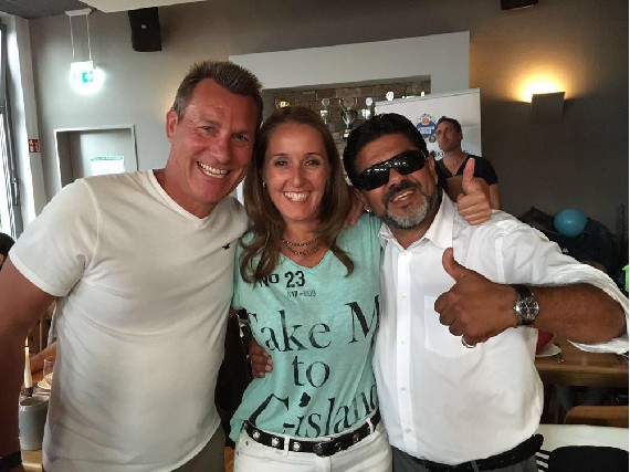 Beim Galadiner mit Diego