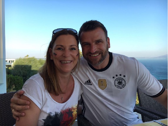 Familie Haber beim Dinner