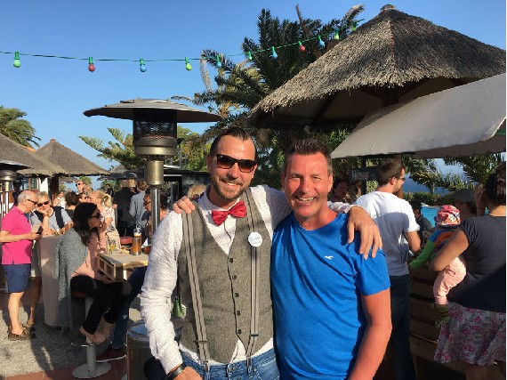 Clubchef Andreas Wittmann mit Schmidi