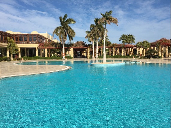 Pool Landschaft im Soma Bay