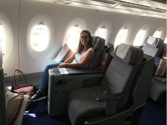 Business Class Lufthansa - toller Flug - Danke!